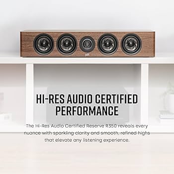 Polk Audio R350 センタースピーカー Amazon.com: Polk Audio Reserve Series R350 Slim Center